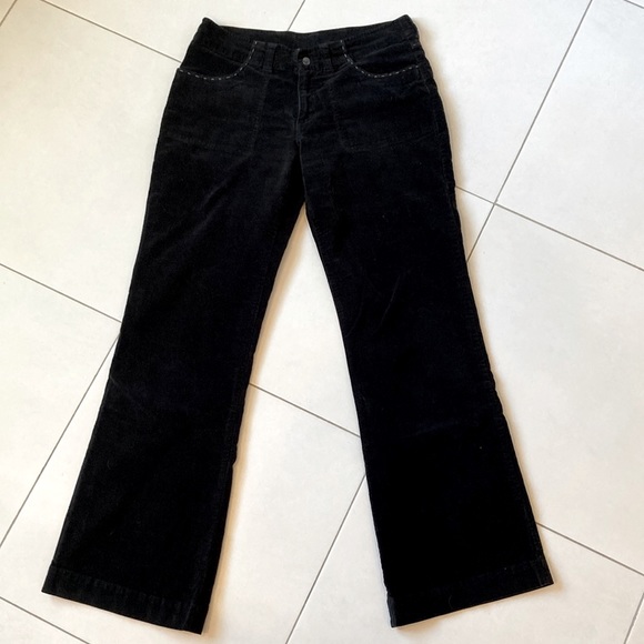 Kuhl Pants - Kuhl Black Velvet Wide Leg Pants 4